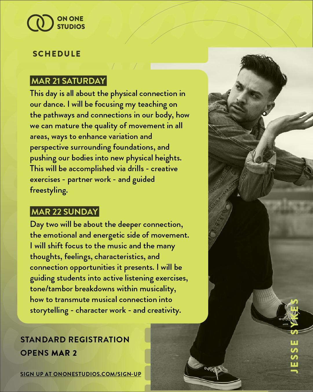 Jesse Sykes intensive graphic
