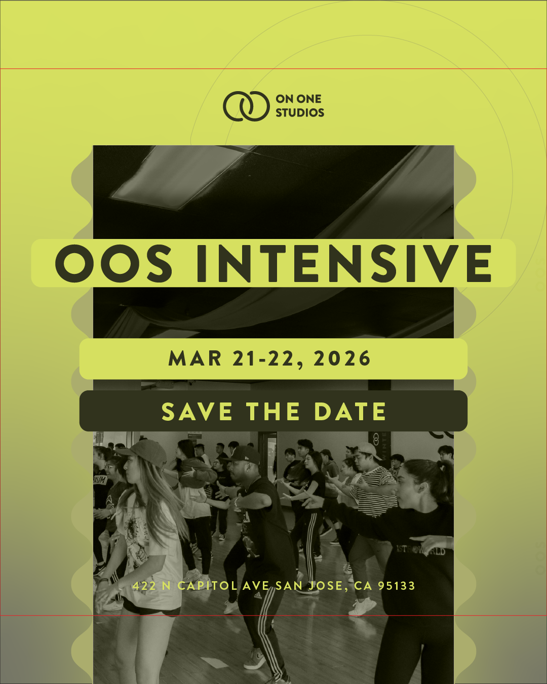 Save the date graphic